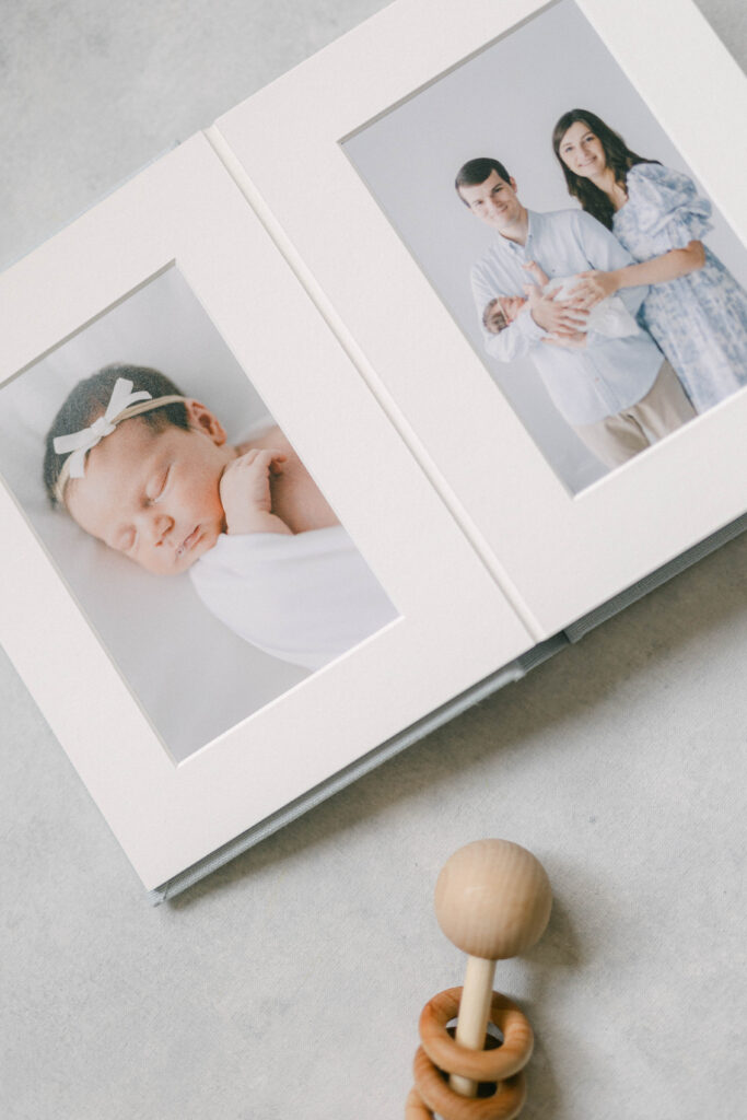 Luxury Newborn Photography in Knoxville: Why Albums Matter