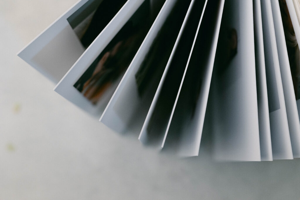 handcrafted family photography album for Knoxville family
